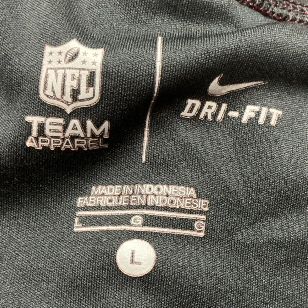 Nike Arizona Cardinals NFL Team Apparel Dri-FIT Running Shorts Red Black Large